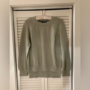 Able Kelly Green Crewneck Cotton Sweater